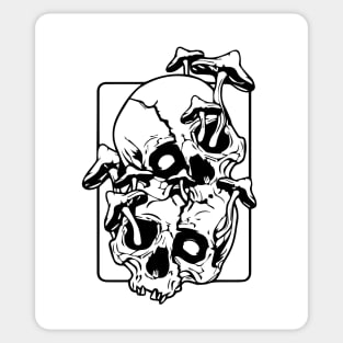 Skull Mushroom Sticker